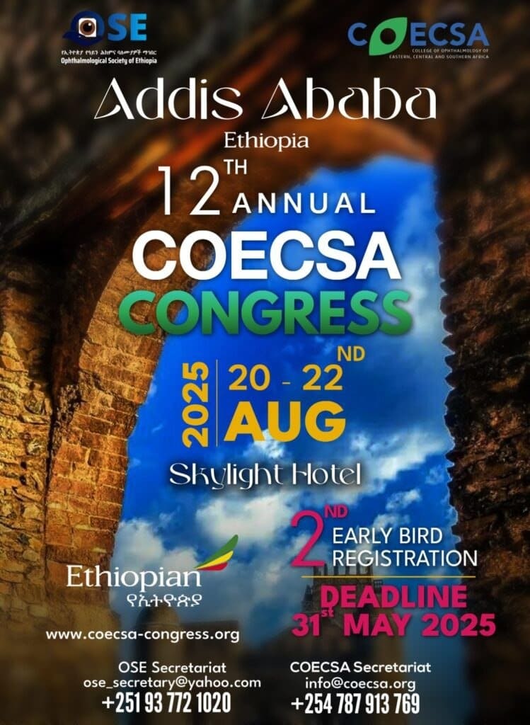 COECSA 2025 à Addis-Abeba : L’Afrique de l’ophtalmologie se réunit